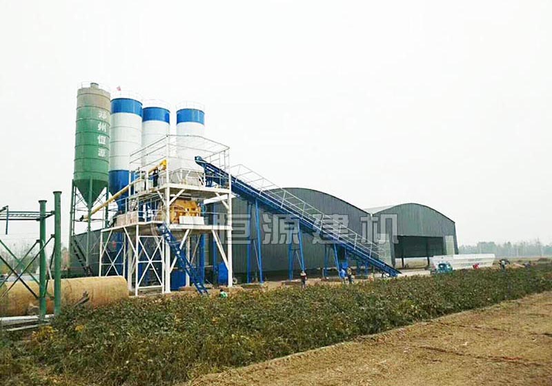 簡易HZS180型混凝土攪拌站