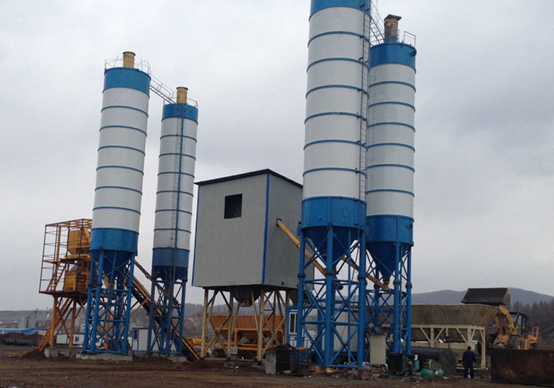 簡易HZS150混凝土攪拌站