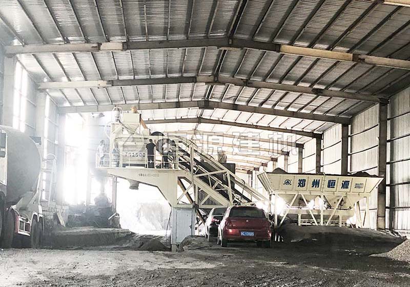 YHZS移動式攪拌站多少錢/}