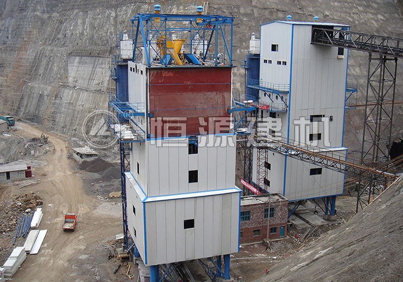 簡易HZS240混凝土攪拌站