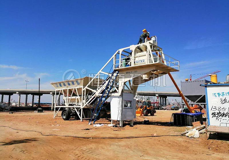 移動式混凝土攪拌站