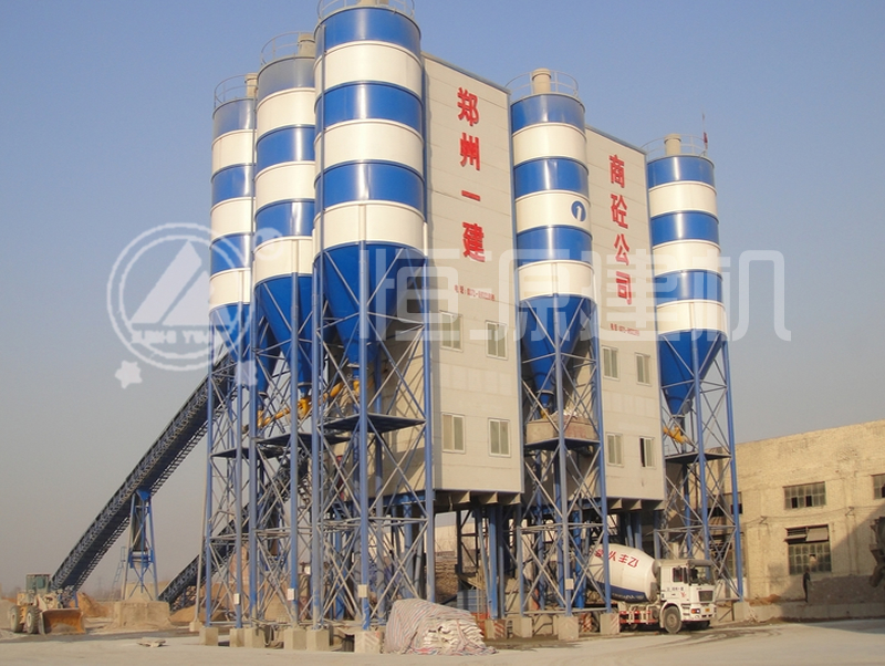 雙hzs180混凝土攪拌站,雙180攪拌站