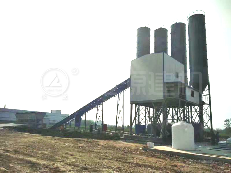 建個180攪拌站多少錢?180立方攪拌站設計方案