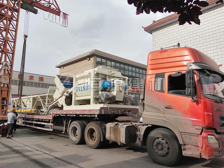HZS75攪拌站發貨